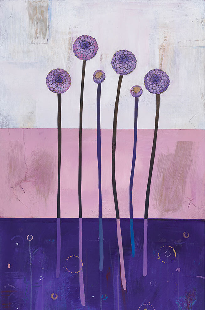 Affectionate Zinnia Print