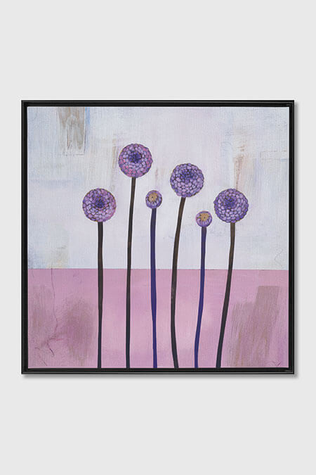 Affectionate-Zinnia Canvas Wrap Square Framed