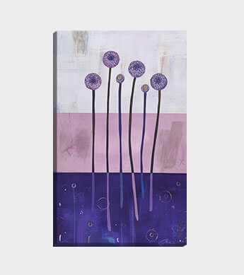 Affectionate Zinnia Canvas Wrap