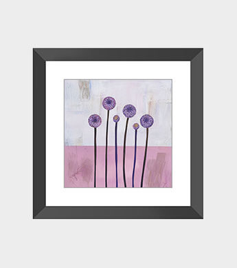 Affectionate Zinnia Square Mini Print