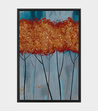 Autumn Forest Canvas Wrap Zoomed