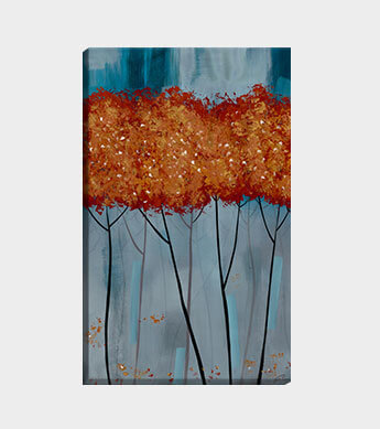 Autumn Forest Canvas Wrap