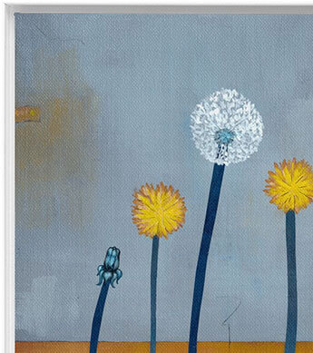 Dandelion Wishes Square Oversized Print Zoomed