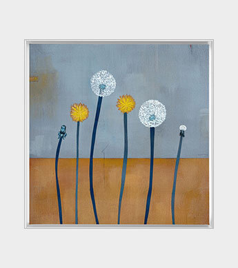 Dandelion Wishes Square Oversized Print