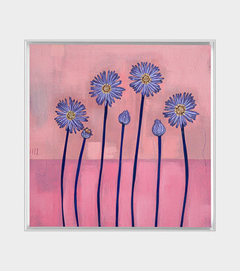 Enchanted Aster Square Oversized Print