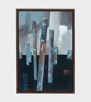 Night Life 1 Canvas Wrap Zoomed