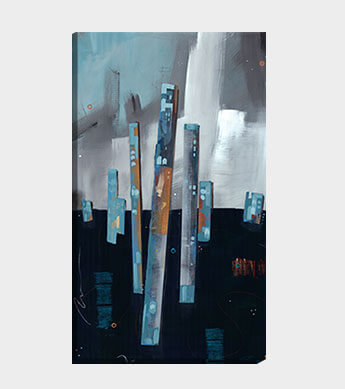Night Life 1 Canvas Wrap