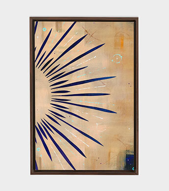 Starburst RS 1 Canvas Wrap Zoomed