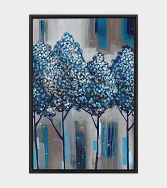 Winter Forest Canvas Wrap Zoomed