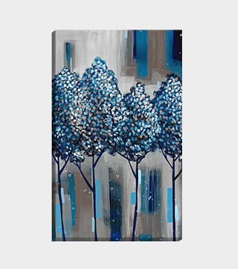 Winter Forest Canvas Wrap