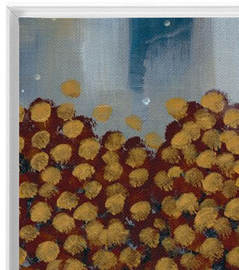 Winter Gold Forest 1 Oversized Print Zoomed