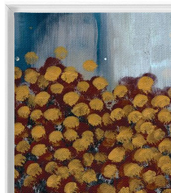 Winter Gold Forest 2 Oversized Print Zoomed