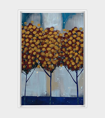 Winter Gold Forest 2 Oversized Print