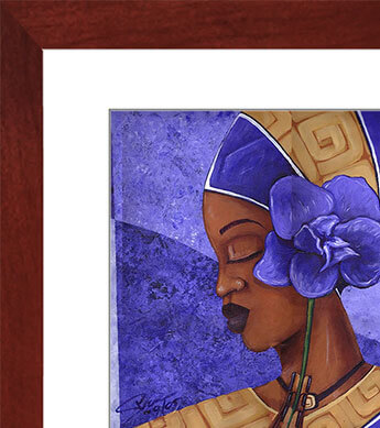 African Violet Mini Print Zoomed