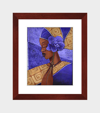 African Violet Mini Print