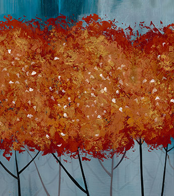 Autumn Forest Print Zoomed