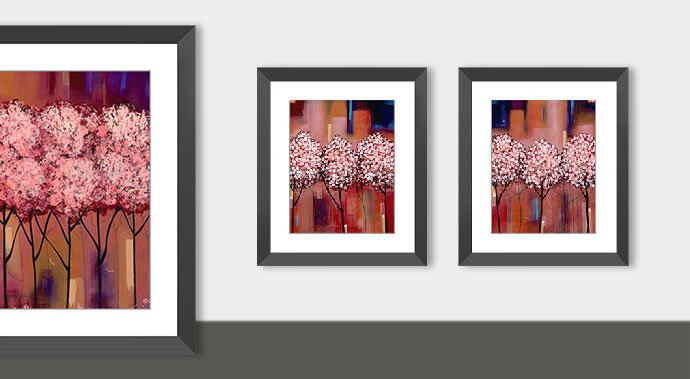 Cherry Blossom Sakura Mini Print Set