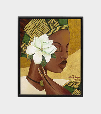 Magnolia Canvas Wrap Zoomed