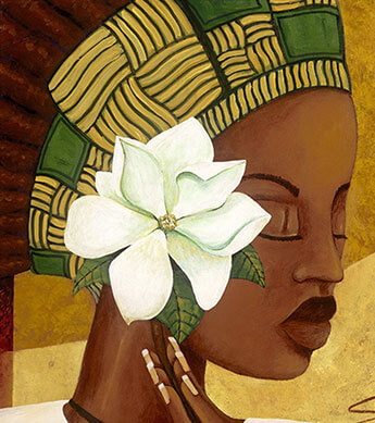 Magnolia Print Zoomed