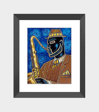 Midnight Blues Mini Print