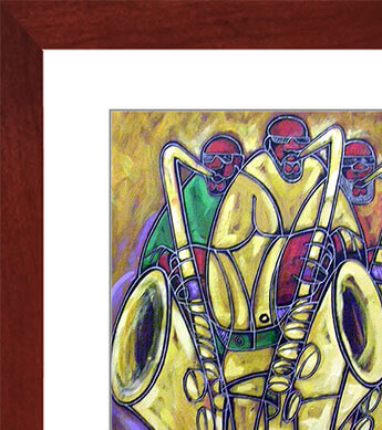Sax Brothers Mini Print Zoomed