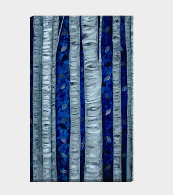 Silver Birch Canvas Wrap