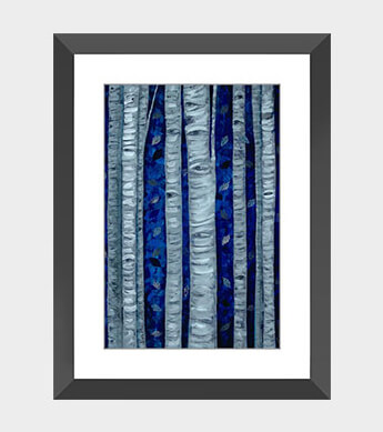 Silver Birch Mini Print