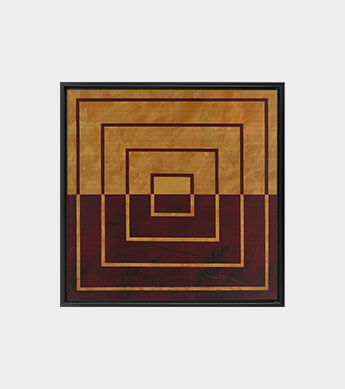 Square on Square GCB Canvas Wrap Zoomed