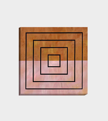 Square on Square GDR Canvas Wrap