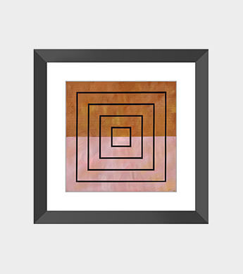 Square on Square GDR Mini Print