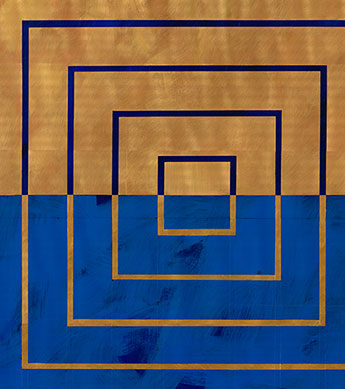 Square on Square GRB Print Zoomed