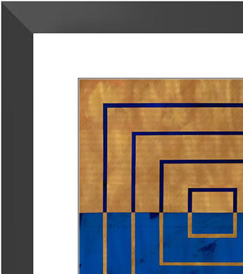 Square on Square GRB Mini Print Zoomed