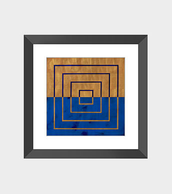 Square on Square GRB Mini Print