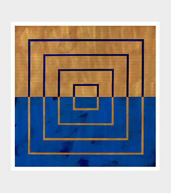 Square on Square GRB Print