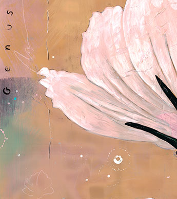 The Cosmos Print Zoomed