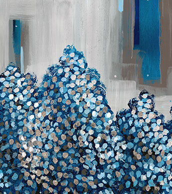 Winter Forest Print Zoomed