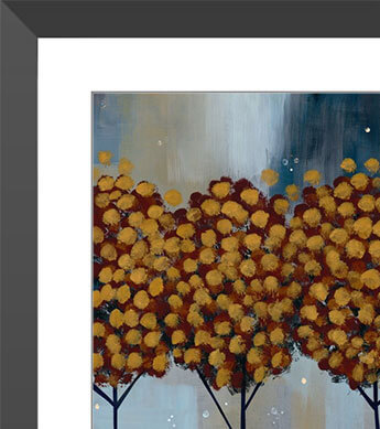 Winter Gold Forest 3 Mini Print Zoomed